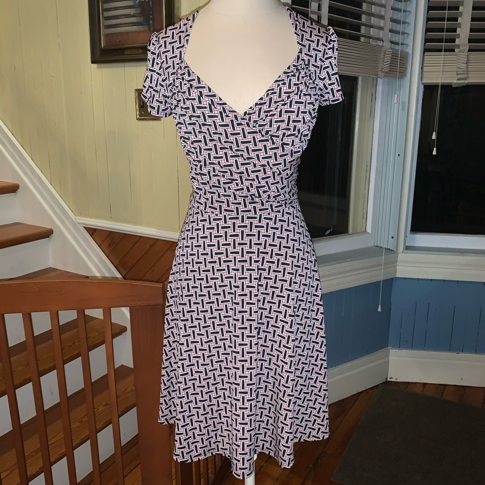 NWT Leota fit and flare jersey dress xs new π - Picture 2 of 8